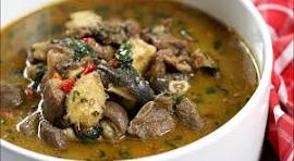 Assorted Pepper soup with potatoes