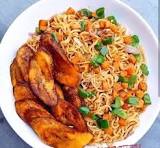 Indomie, Egg with Plantain